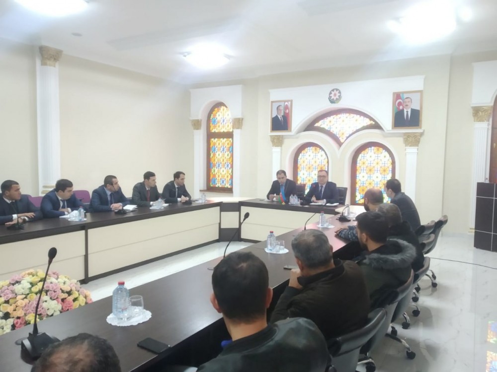 AQTA Xaçmaz rayonunda sahibkarla görüş keçirib - FOTOLAR